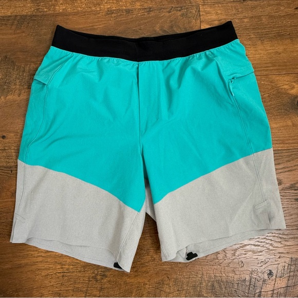 lululemon athletica Other - Lululemon Namaste At the Beach Shorts Blue/Gray Size M